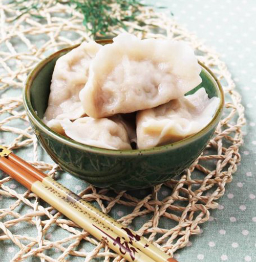 第4步清香滑嫩的茶叶饺子的家常做法图片步骤