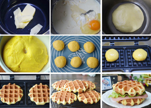 第2步比利时华夫饼的家常做法图片步骤