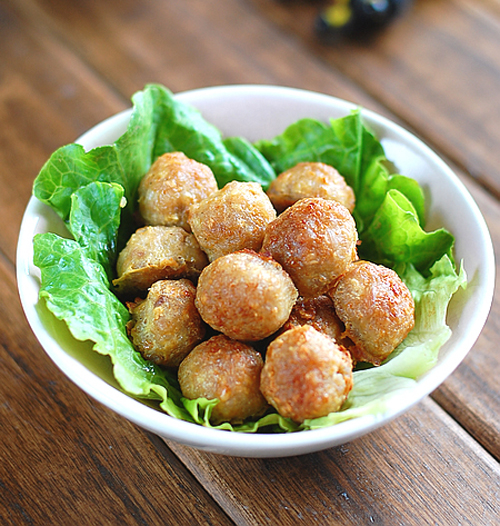 第4步香烤肉丸的家常做法图片步骤