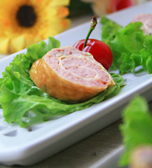 第8步蜜汁烟熏豆皮卷的家常做法图片步骤