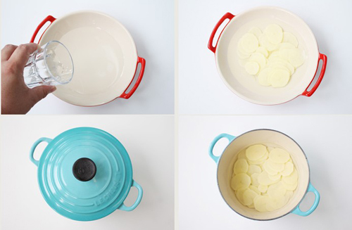 第4步凉拌土豆片的家常做法图片步骤