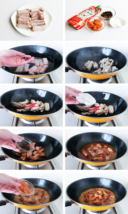 第2步冰凉小排的家常做法图片步骤