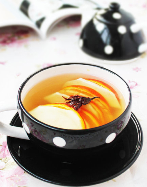 第3步玉兰花果茶的家常做法图片步骤