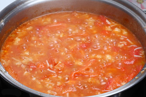 第13步精制纯正老北京疙瘩汤的家常做法图片步骤