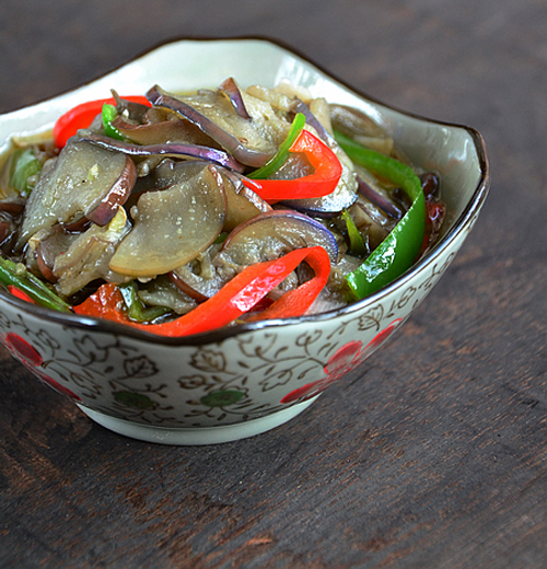 第2步椒丝茄片的家常做法图片步骤