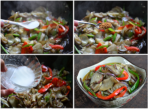 第4步椒丝茄片的家常做法图片步骤
