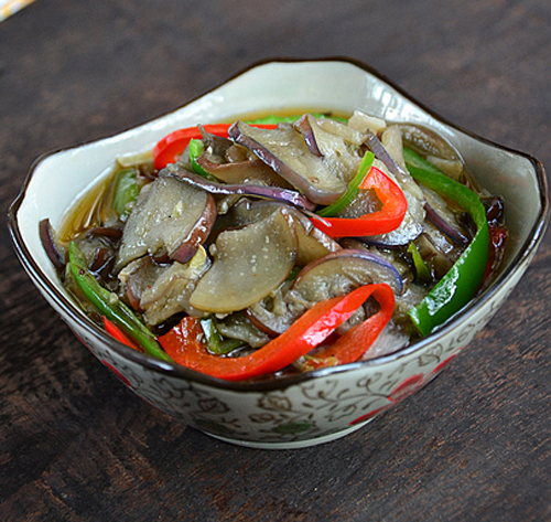 第5步椒丝茄片的家常做法图片步骤