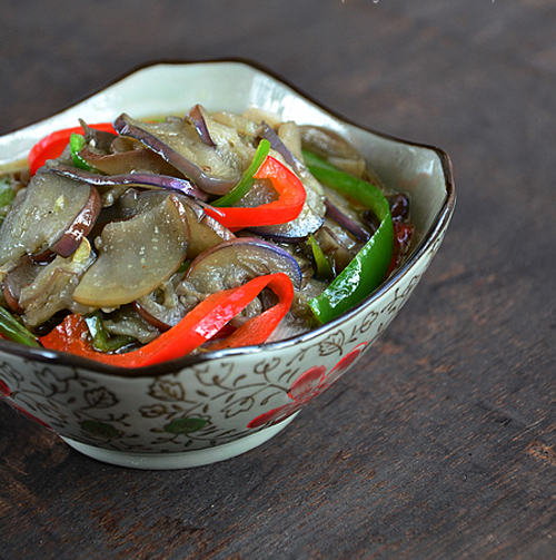 第6步椒丝茄片的家常做法图片步骤