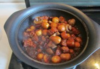 口蘑鹌鹑蛋烧肉的做法图片步骤12