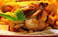 鼠尾草蒜香烤鸡的做法图片步骤11