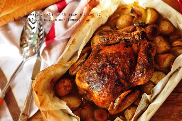 鼠尾草蒜香烤鸡的做法 鼠尾草蒜香烤鸡的做法