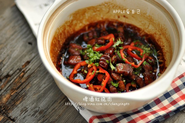 宴客下饭啤酒红烧肉的做法,怎么做,啤酒红烧肉如何做好吃详细步骤图解的做法