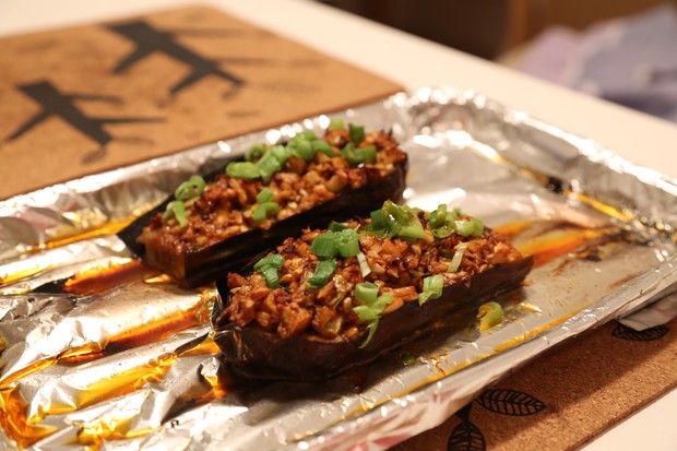 上班族宴客家常烤茄子的做法,怎么做,烤茄子如何做好吃详细步骤图解的做法