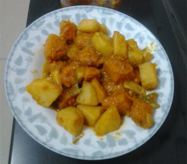 土豆炖南瓜的做法 土豆炖南瓜的做法