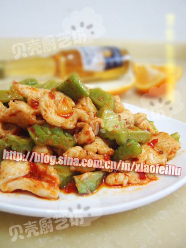 苦瓜鸡片儿的做法,怎么做,苦瓜鸡片儿如何做好吃详细步骤图解的做法