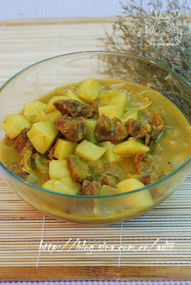 椰香咖喱牛腩的做法 椰香咖喱牛腩的做法