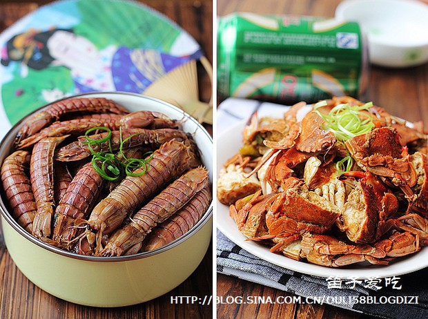 酱炒小螃蟹VS酱炒小爬虾的做法 酱炒小螃蟹VS酱炒小爬虾的做法