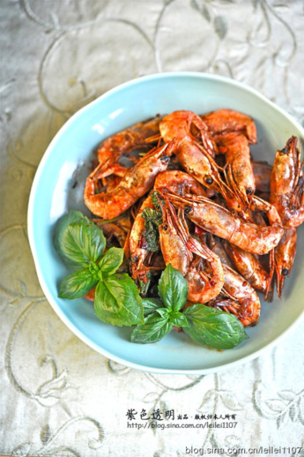 家常下酒菜 三杯北极虾的做法,怎么做,三杯北极虾如何做好吃详细步骤图解的做法