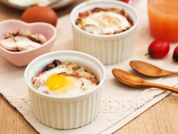 焗烤蛋盅的做法,怎么做,焗烤蛋盅如何做好吃详细步骤图解的做法