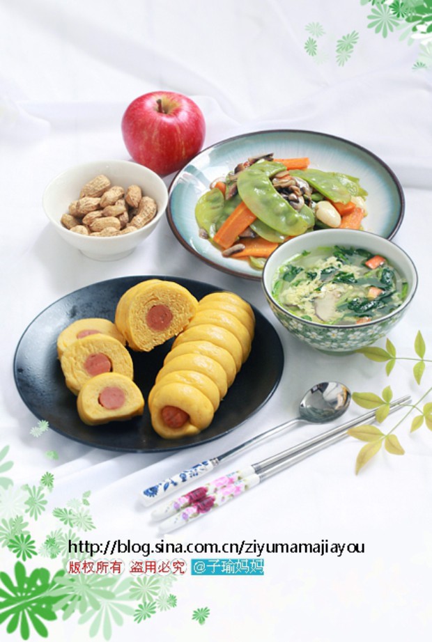 南瓜香肠卷的做法 南瓜香肠卷的做法