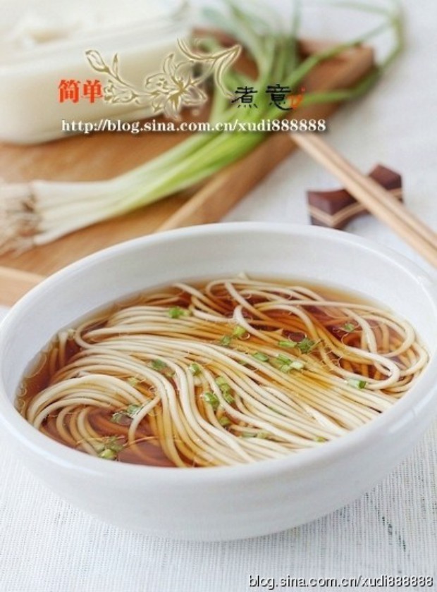 特色营养早餐 阳春面的做法,怎么做,阳春面如何做好吃详细步骤图解的做法