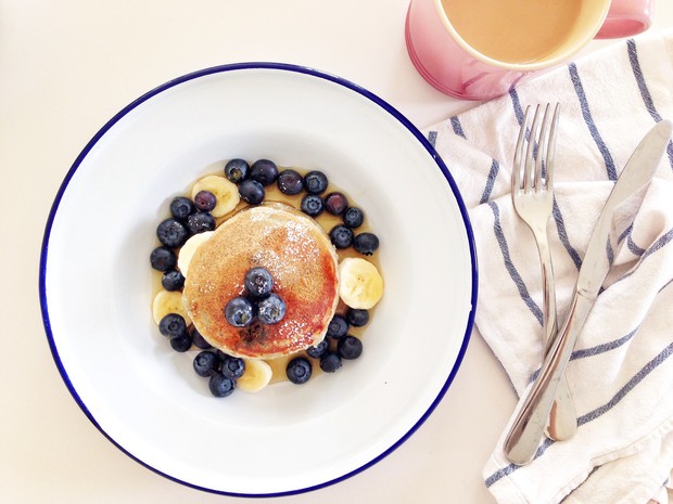 蓝莓松饼blueberry pancake的做法,怎么做,蓝莓松饼blueberry pancake如何做好吃详细步骤图解的做法