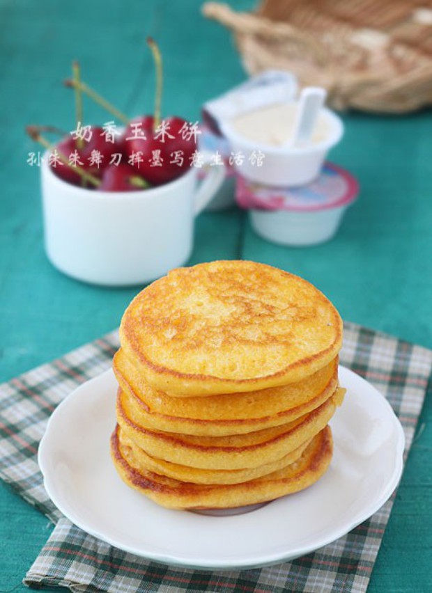 营养下午茶 奶香玉米饼的做法,怎么做,奶香玉米饼如何做好吃详细步骤图解的做法