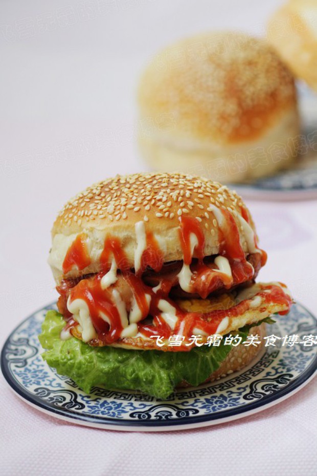 鸡腿汉堡包的做法 鸡腿汉堡包的做法