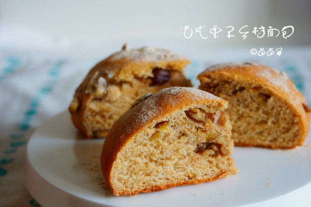 法式栗子乡村面包的做法,怎么做,法式栗子乡村面包如何做好吃详细步骤图解的做法