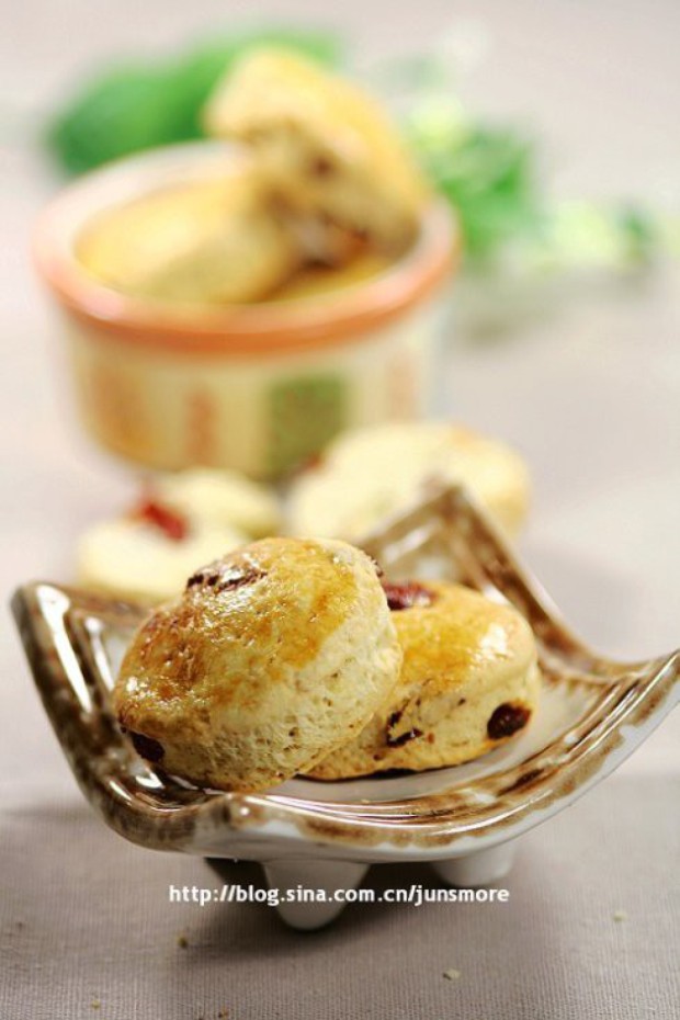 营养便当 蔓越莓司康的做法,怎么做,蔓越莓司康如何做好吃详细步骤图解的做法