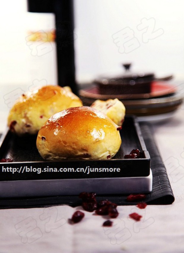 蔓越莓奶酪面包的做法 蔓越莓奶酪面包的做法