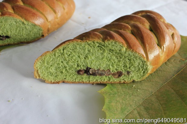 抹茶红豆面包的做法,怎么做,抹茶红豆面包如何做好吃详细步骤图解的做法