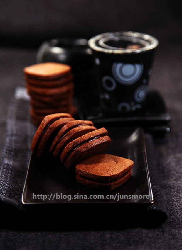 巧克力夹心饼干的做法,怎么做,巧克力夹心饼干如何做好吃详细步骤图解的做法