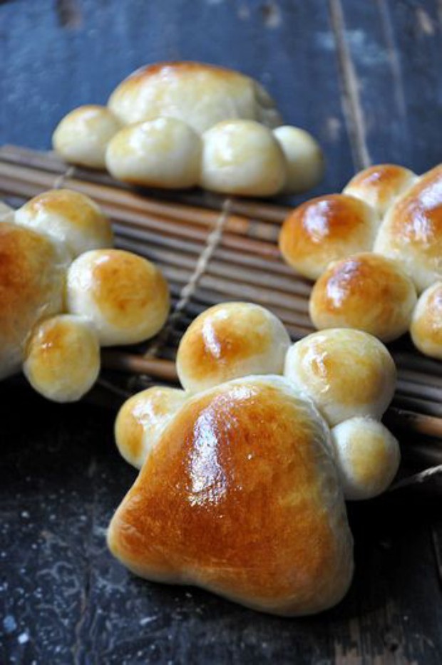 营养便当 小脚印面包的做法,怎么做,小脚印面包如何做好吃详细步骤图解的做法