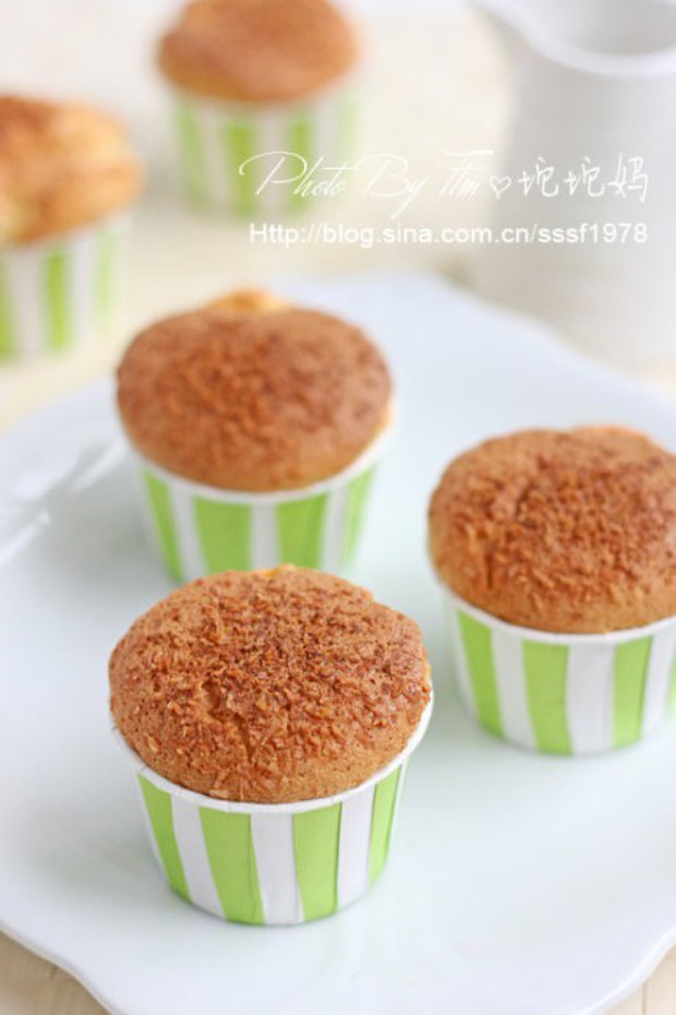 特色下午茶 法式椰香小海绵的做法,怎么做,法式椰香小海绵如何做好吃详细步骤图解的做法