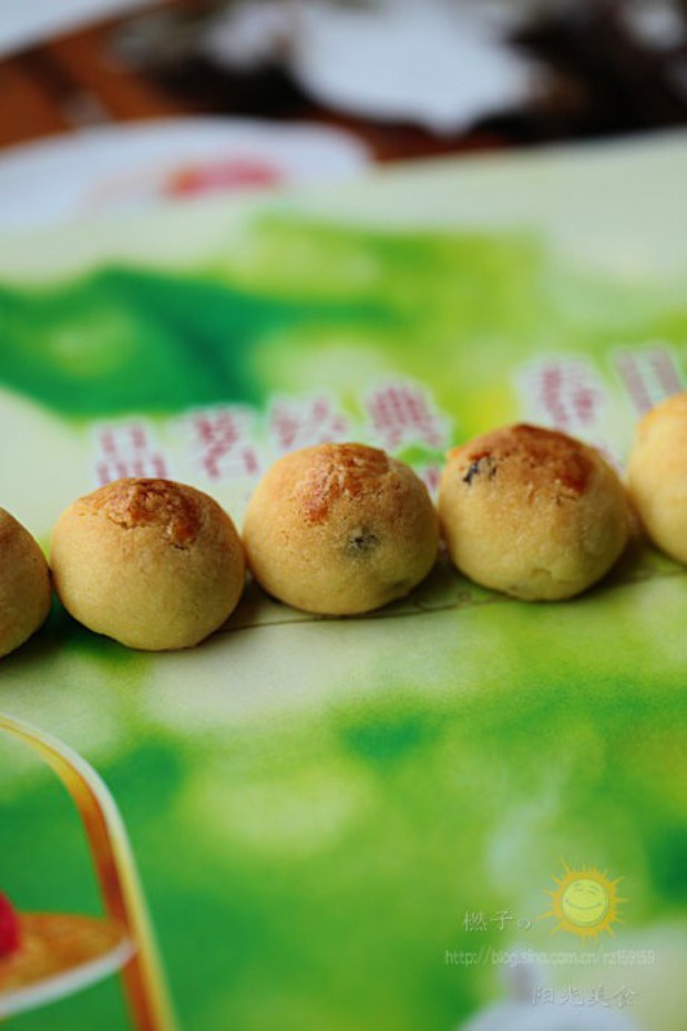 薰衣草青提小酥球的做法,如何做,薰衣草青提小酥球怎么做好吃详细步骤图解的做法