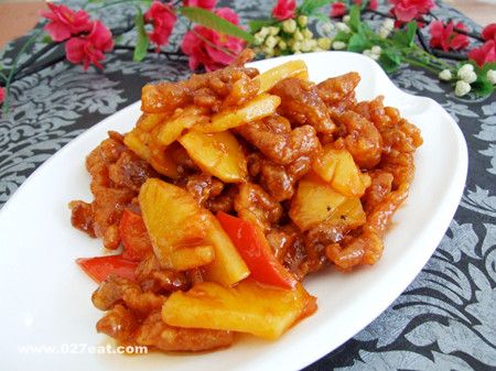 菠萝古老肉的做法 www.027eat.com