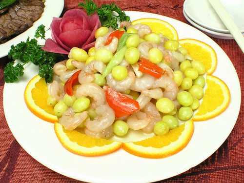 盐爆白果的简单工艺方法 www.027eat.com