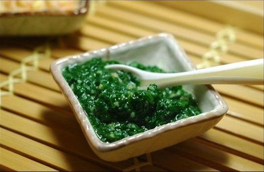 9个月宝宝食谱:鸡汤煮菠菜虾仁 www.027eat.com