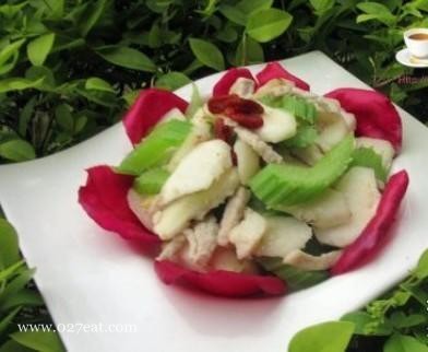 荸荠西芹肉丝的做法 荸荠西芹肉丝的做法