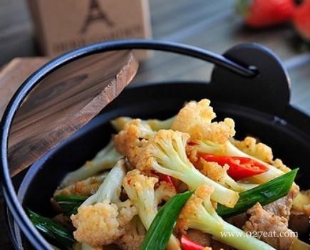 下饭素菜 干锅花菜的做法,如何做,干锅花菜怎么做好吃详细步骤图解的做法