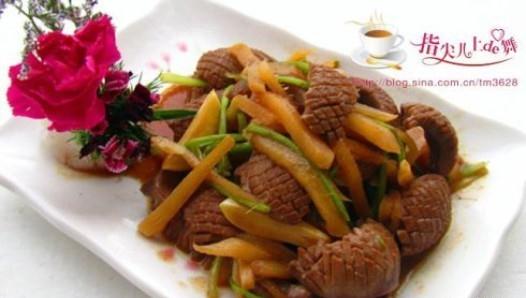 姜爆腰花的做法,如何做,姜爆腰花怎么做好吃详细步骤图解的做法