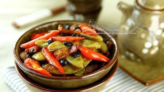 干煸豆豉扁豆的做法 干煸豆豉扁豆的做法