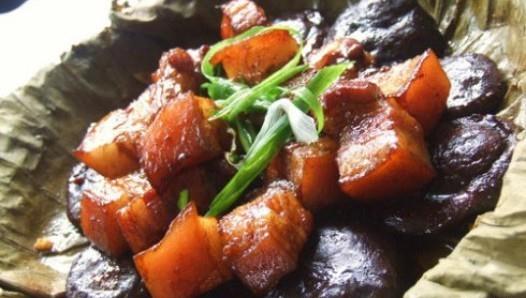 荷叶蒸醉花肉的做法,如何做,荷叶蒸醉花肉怎么做好吃详细步骤图解的做法