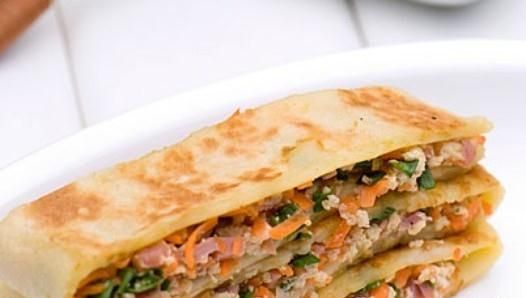 美食天下早餐 鸡蛋饼的做法,如何做,鸡蛋饼怎么做好吃详细步骤图解的做法