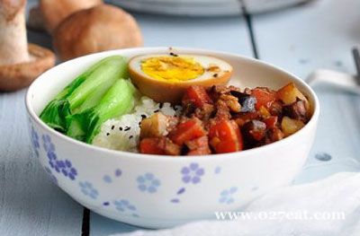 胡萝卜香菇卤肉饭的做法 胡萝卜香菇卤肉饭的做法