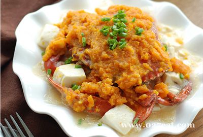 黄金蟹烩豆腐的做法 黄金蟹烩豆腐的做法