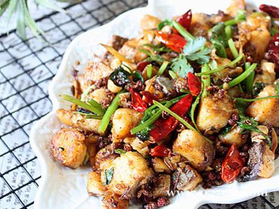 干煸麻辣鱼块的做法 干煸麻辣鱼块的做法