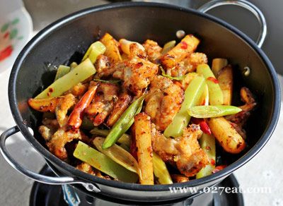 干锅香辣蛙的做法图片,如何做,干锅香辣蛙怎么做好吃详细步骤的做法