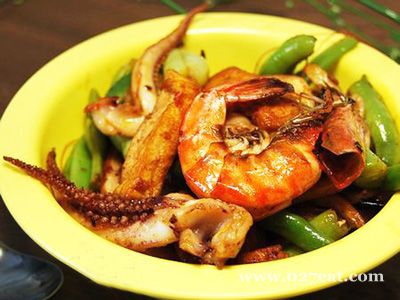 香辣鱿鱼虾的做法 香辣鱿鱼虾的做法